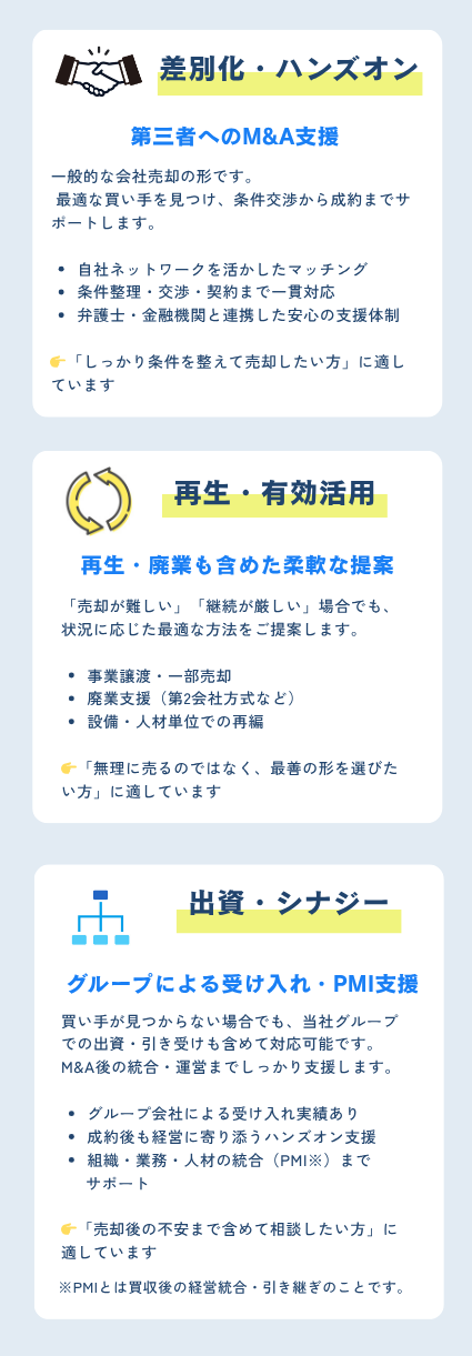 他社との違い｜当センターの解決アプローチ