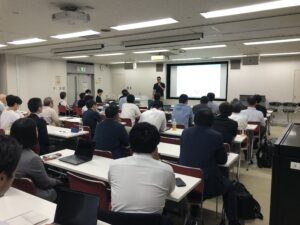 スモールM&A研究会8月度定例会ゲスト講演の様子